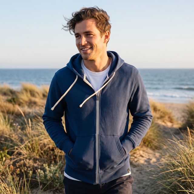 On-location coastal scene